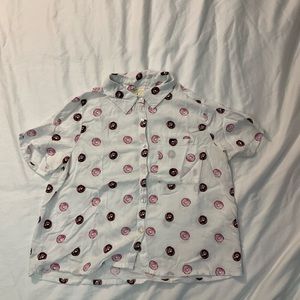 Shirt with donut print